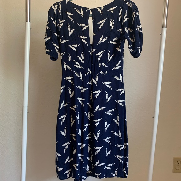 Maeve (Anthropologie) sz 2 Blue and White Dress - Picture 3 of 8